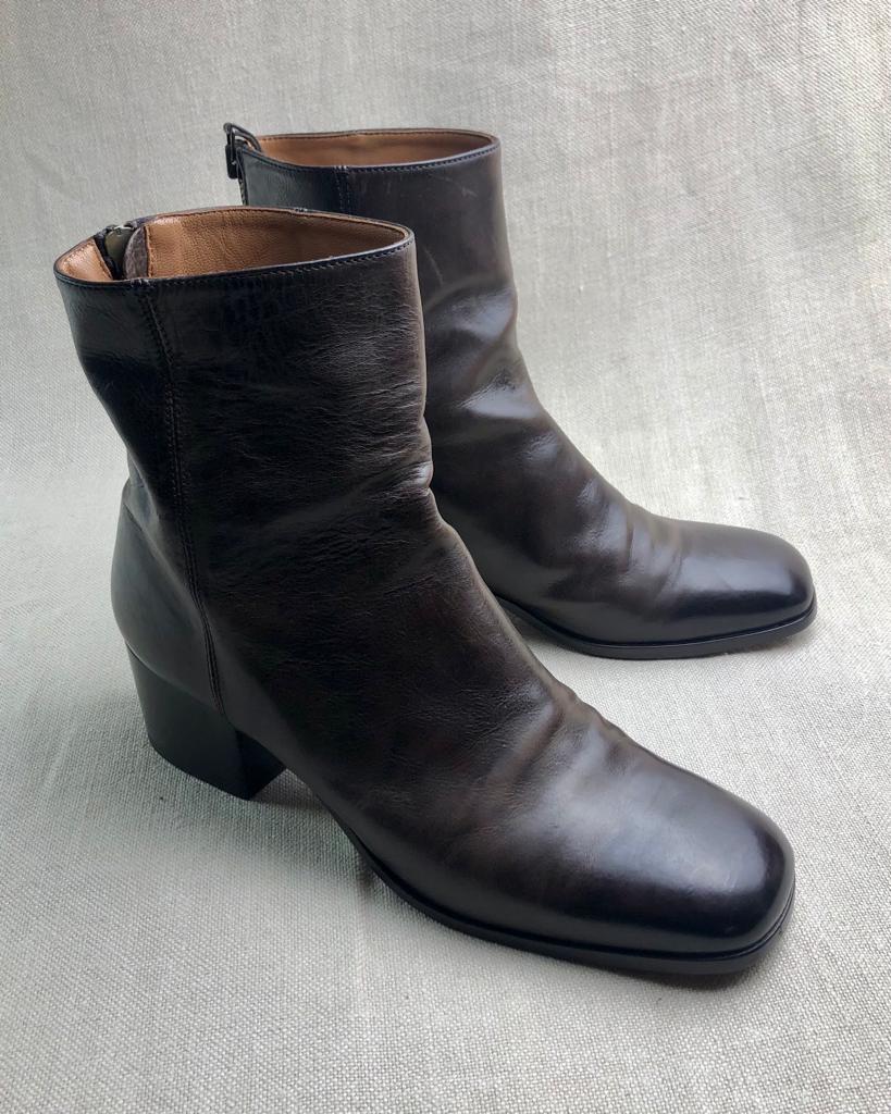 Elia Maurizi brown leather boots - NICONICO
